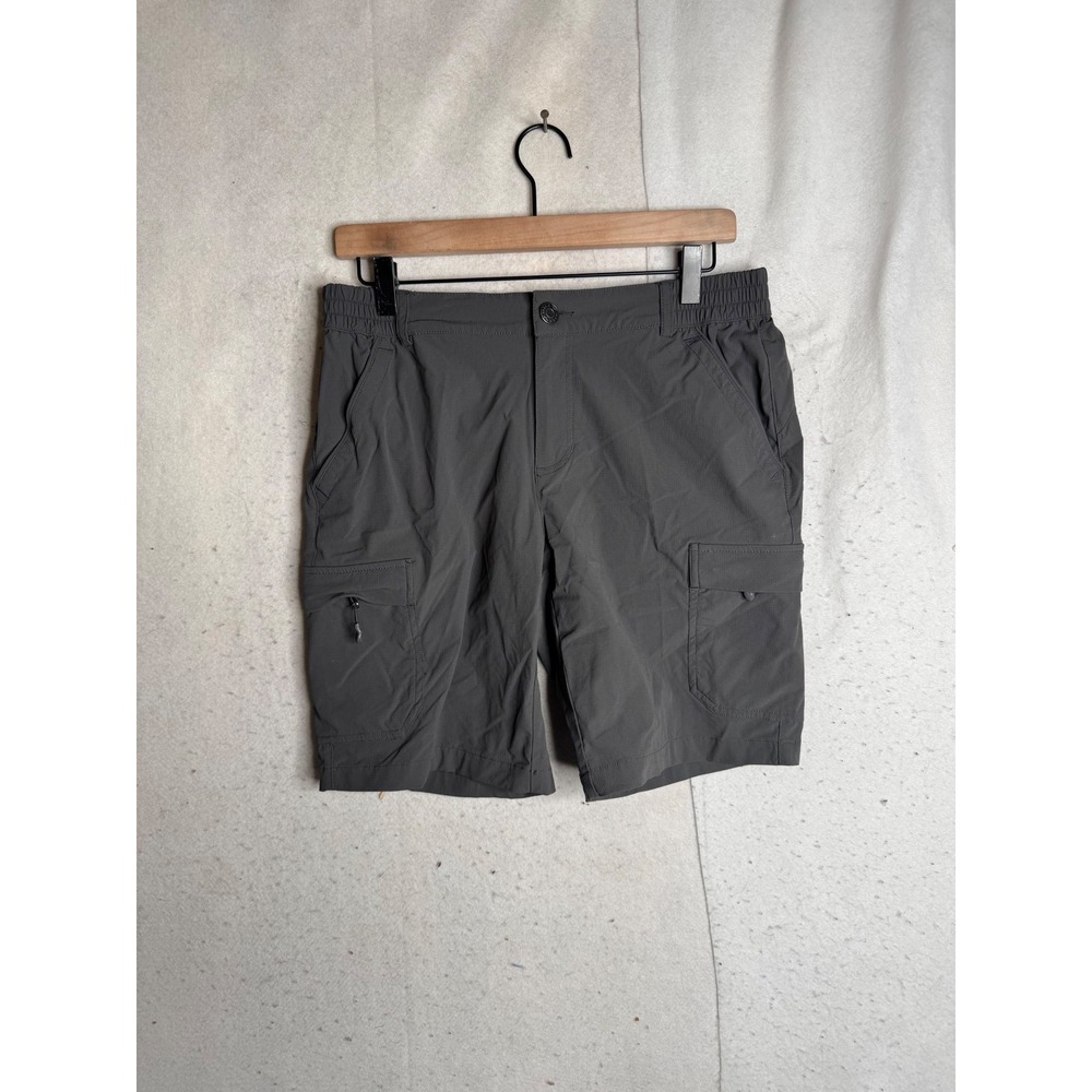 MIER Womens Cargo Hiking Shorts Gray Stretch Outdoor Athletic Size 8